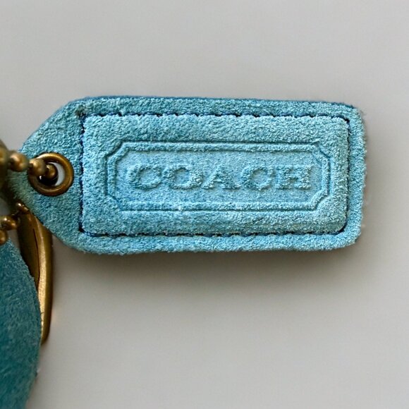 Coach Y2K Blue Suede Small Soho Hobo Shoulder Bag 9415